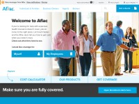 Desktop screenshot for aflac.com