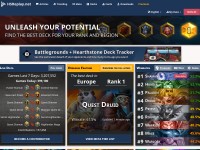 Desktop screenshot for hsreplay.net