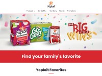 Desktop screenshot for yoplait.com