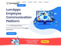 Desktop screenshot for lumapps.com