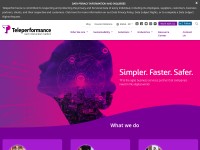 Desktop screenshot for teleperformance.com