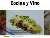 Desktop screenshot for cocinayvino.com