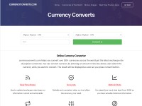 Desktop screenshot for currencyconverts.com