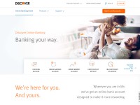 Desktop screenshot for discoverbank.com