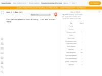 Desktop screenshot for speechnotes.co