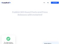Desktop screenshot for instahref.com