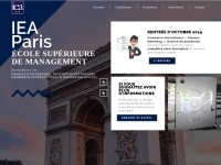 Desktop screenshot for ieaparis.fr