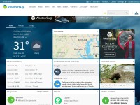 Desktop screenshot for weatherbug.com
