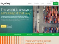 Desktop screenshot for pagerduty.com