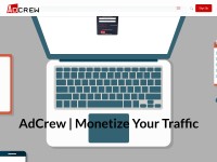 Desktop screenshot for adcrew.co