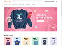Desktop screenshot for teechip.com