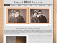 Desktop screenshot for damagedphotorestoration.com
