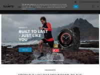 Desktop screenshot for suunto.com