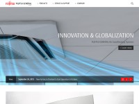 Desktop screenshot for fujitsu-general.com