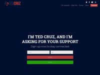 Desktop screenshot for tedcruz.org