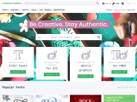 Desktop screenshot for creativefabrica.com