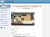 Desktop screenshot for talkenglish.com