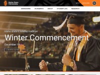 Desktop screenshot for isu.edu