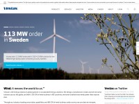 Desktop screenshot for vestas.com