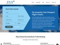 Desktop screenshot for flyinstantly.com