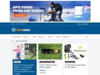 Desktop screenshot for bikeradar.com