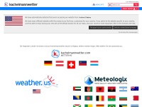 Desktop screenshot for kachelmannwetter.com