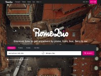 Desktop screenshot for rome2rio.com