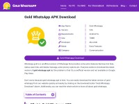 Desktop screenshot for goldwatsapp.com