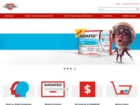 Desktop screenshot for sudafed.com
