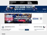 Desktop screenshot for colts.com