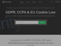 Desktop screenshot for secureprivacy.ai