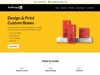 Screenshot of getprintedbox.com