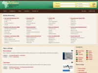 Desktop screenshot for afriline.net
