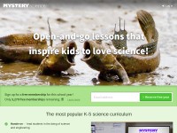 Desktop screenshot for mysteryscience.com