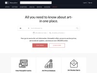 Desktop screenshot for mutualart.com