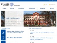 Desktop screenshot for uni-rostock.de