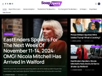 Desktop screenshot for soapoperadaily.com
