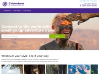 Desktop screenshot for gadventures.com