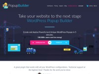 Desktop screenshot for popup-builder.com