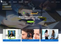 Desktop screenshot for stratusvideo.com