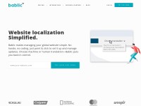 Desktop screenshot for bablic.com