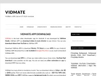 Desktop screenshot for vidmateapkfree.com