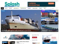 Desktop screenshot for splash247.com