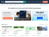 Desktop screenshot for flippa.com