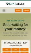 How 800loanmart.com looks like on a mobile device such as an iPhone.