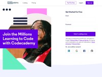 Desktop screenshot for codecademy.com