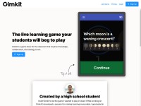 Desktop screenshot for gimkit.com