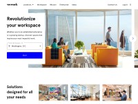 Desktop screenshot for wework.com