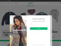 Desktop screenshot for wearpact.com