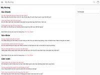 Desktop screenshot for mynuong.com